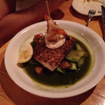 Mona Lisa's - Crusted pink snapper. - Italian Near Me - Eau Claire, Wisconsin Mona Lisa's - Crusted pink snapper. - Italian Near Me - Eau Claire, Wisconsin