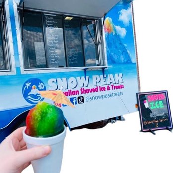 Snow Peak Treats - a hand holding a cup of ice cream - Shaved Ice Near Me - Apex, North Carolina Snow Peak Treats - a hand holding a cup of ice cream - Shaved Ice Near Me - Apex, North Carolina