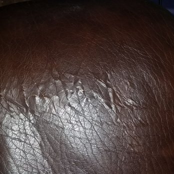 Living Spaces - They say the leather coming off us normal wear after one year - Furniture Stores Near Me - Monrovia, California