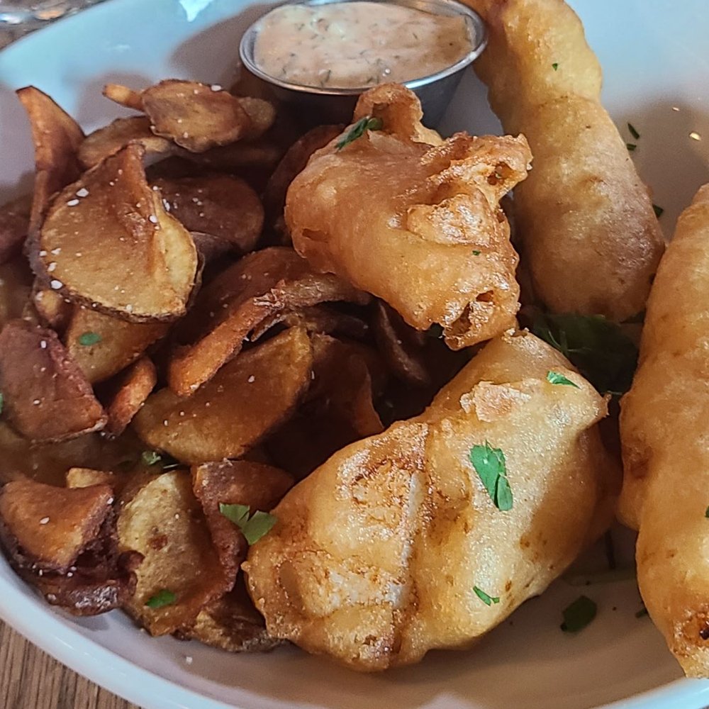Red Rooster - Fish and chips. Very good! - New American Near Me - Oklahoma City, Oklahoma Red Rooster - Fish and chips. Very good! - New American Near Me - Oklahoma City, Oklahoma