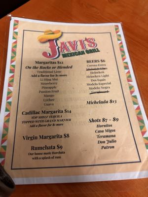 Menu photo 1 Javis Mexican Grill Kaneohe, HI