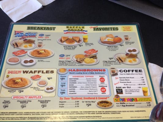 Menu photo 3 Waffle House - Fort Pierce Fort Pierce, FL