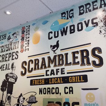 Scramblers Cafe - cute wall mural - Breakfast & Brunch Near Me - Norco, California