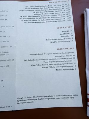Menu photo 3 Harry's Fine Foods Seattle, WA Menu photo 3 Harry's Fine Foods Seattle, WA