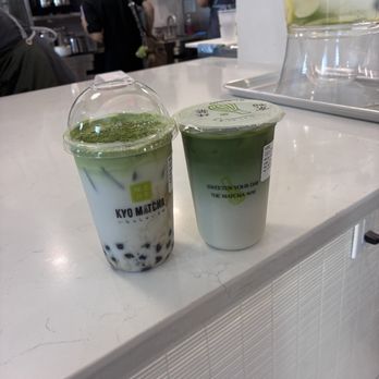 Kyo Matcha - Lavender matcha latte with boba White peach matcha latte - Ice Cream & Frozen Yogurt Near Me - Philadelphia, Pennsylvania Kyo Matcha - Lavender matcha latte with boba White peach matcha latte - Ice Cream & Frozen Yogurt Near Me - Philadelphia, Pennsylvania