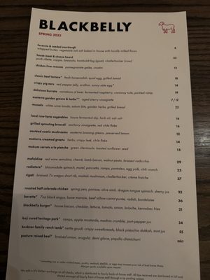 Menu photo 2 Blackbelly Market Boulder, CO