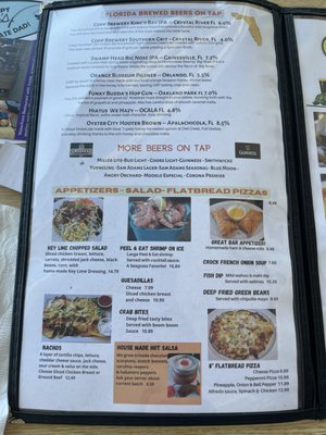 Menu photo 8 Seagrass Waterfront  Homosassa, FL