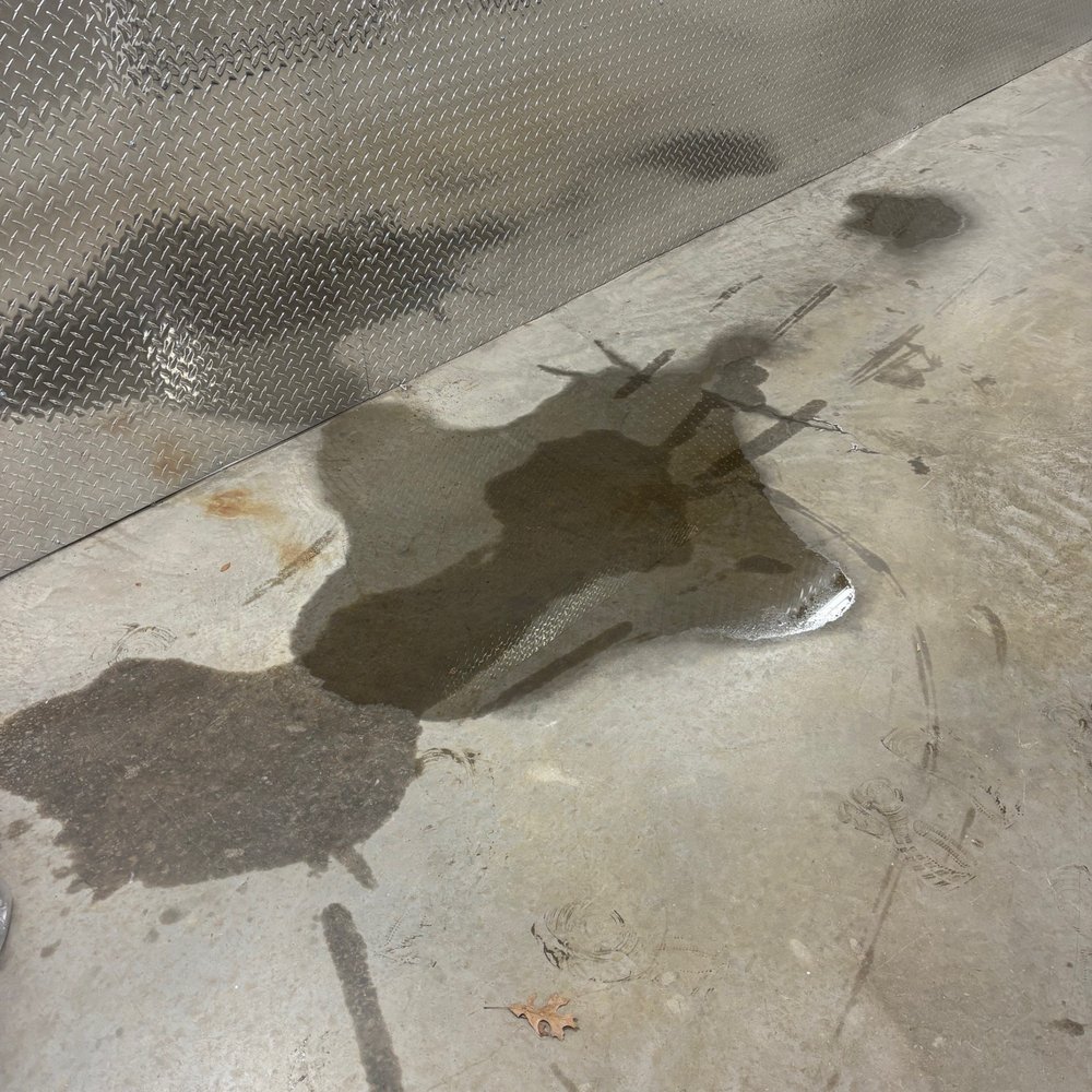 Public Storage - Puddle in front of elevator on a rainy day. - Self Storage Near Me - Prosper, Texas