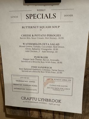 Menu photo 1 Craftu Lynbrook, NY