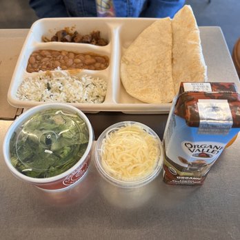 Chipotle Mexican Grill - Kids build your own taco meal. With a size of fresh fruit. Cuties orange - Fast Food Near Me - Eureka, California Chipotle Mexican Grill - Kids build your own taco meal. With a size of fresh fruit. Cuties orange - Fast Food Near Me - Eureka, California