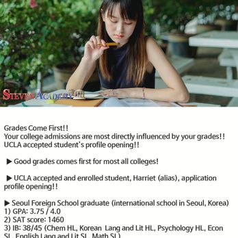 Steven Academy - Grades Come First!!
Tel. 415-918-6018
frontoffice@stevenacademy.co.kr
www.stevenacademy.com (On site and Zoom) - Test Preparation Near Me - San Francisco, California Steven Academy - Grades Come First!!
Tel. 415-918-6018
frontoffice@stevenacademy.co.kr
www.stevenacademy.com (On site and Zoom) - Test Preparation Near Me - San Francisco, California