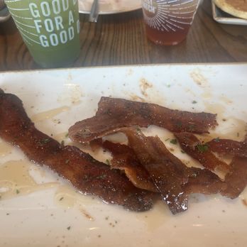 First Watch - Million dollar bacon drizzled with syrup so yummy but very sticky don't say  I didn't warn you. - Breakfast & Brunch Near Me - Mansfield, Texas