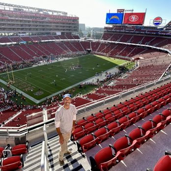 Levi's Stadium - Grabbing some panoramic stadium photos since they allow fans entry 2 hours prior to kickoff. - Stadiums & Arenas Near Me - Santa Clara, California