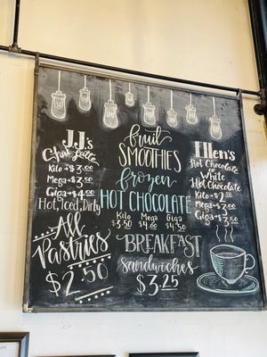 Menu photo 1 Watts Coffee Council Grove, KS