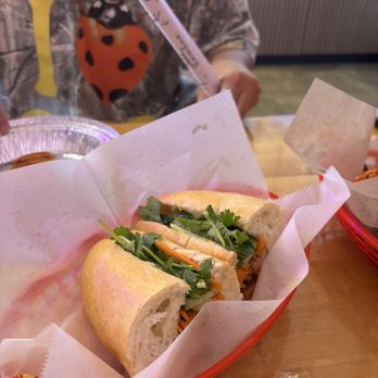 Petit Beignets and Tapioca - Grilled chicken bahn mi - Bubble Tea Near Me - Houston, Texas