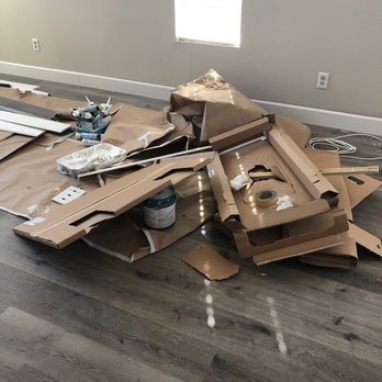 PuroClean - Trash left after workers left for day. - Damage Restoration Near Me - Temecula, California