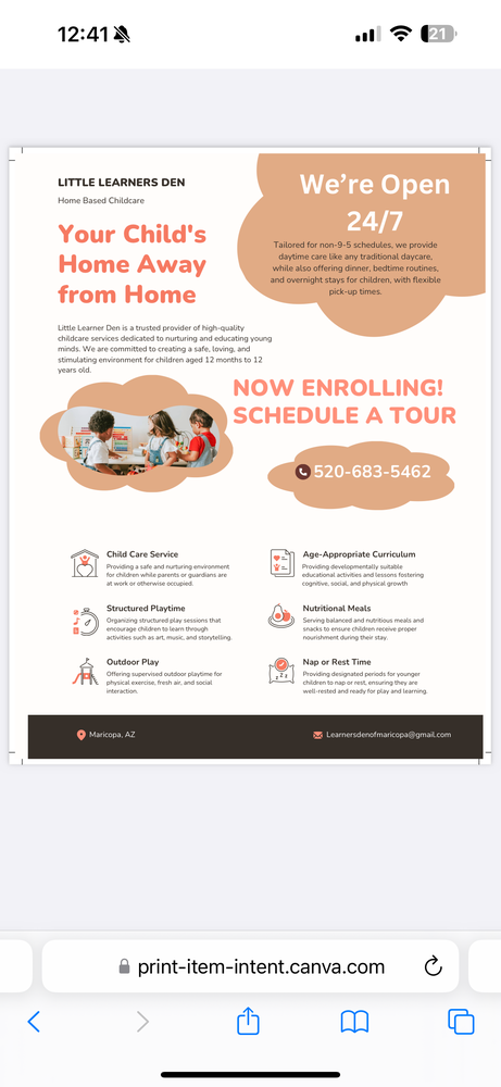 Little Learners Den - childcare center in Maricopa, AZ