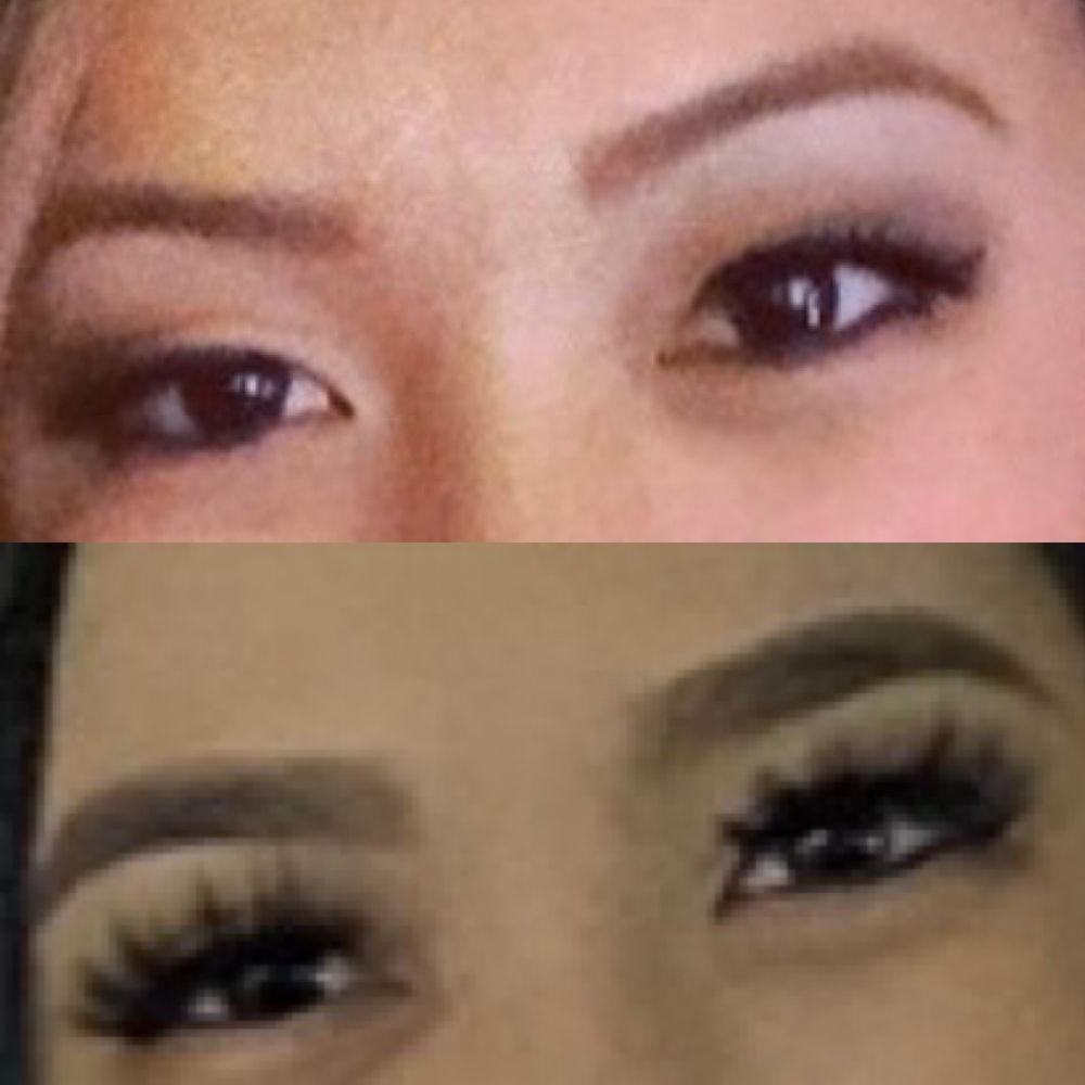 Glamour Threading - Top picture: 5 years ago when my eyebrows were thin Bottom picture: Now - after Mamita's amazing work! - Threading Services Near Me - Castro Valley, California Glamour Threading - Top picture: 5 years ago when my eyebrows were thin Bottom picture: Now - after Mamita's amazing work! - Threading Services Near Me - Castro Valley, California
