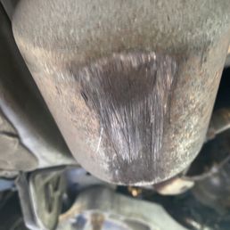 Smashed catalytic converters from AAA Northeast