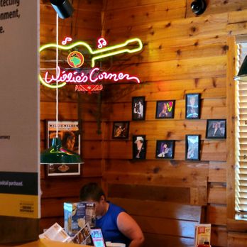 Texas Roadhouse - Willie's corner has pictures and a bandana from Willie Nelson. - Steakhouses Near Me - La Plata, Maryland Texas Roadhouse - Willie's corner has pictures and a bandana from Willie Nelson. - Steakhouses Near Me - La Plata, Maryland