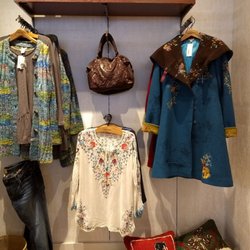 Sundance - The coat on the right is also available in red and the material is a nice boiled wool. A great shape and design.  Nice leather accessories.