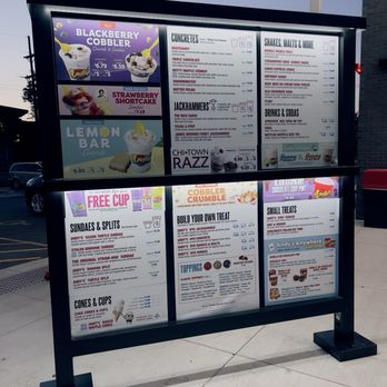 Andy's Frozen Custard - Menu - Ice Cream & Frozen Yogurt Near Me - Melrose Park, Illinois Andy's Frozen Custard - Menu - Ice Cream & Frozen Yogurt Near Me - Melrose Park, Illinois