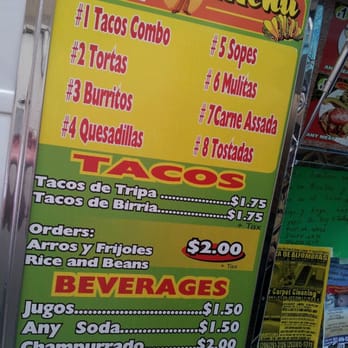 El Maestro del Taco - a menu for a mexican restaurant - Mexican Near Me - Kent, Washington El Maestro del Taco - a menu for a mexican restaurant - Mexican Near Me - Kent, Washington