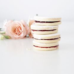 Cassidy and Johanna's Cake Boutique - Raspberry Imperials Cookies