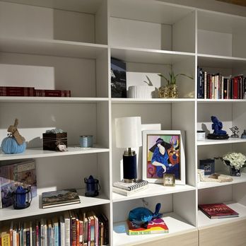 Closets by Design - Miami/Miami Beach - Library wall and office unit - Home Organization Near Me - Medley, Florida Closets by Design - Miami/Miami Beach - Library wall and office unit - Home Organization Near Me - Medley, Florida