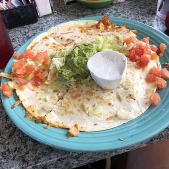 La Casa Fiesta Restaurant - Chicken Quesadilla - Mexican Near Me - Monument, Colorado