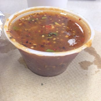 Birrieria El Chalan - This sauce is amazing. - Mexican Near Me - Omaha, Nebraska