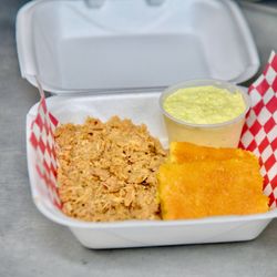 Japp's Chop Shop - Famous Turkey BBQ w/ DD's homemade cole slaw, and ultimate cornbread