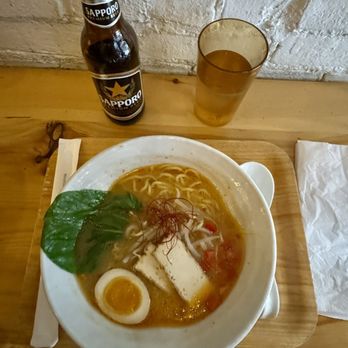 Ramen Ishida - Vegan Spicy Mushroom Ramen with Tofu - Ramen Near Me - New York, New York Ramen Ishida - Vegan Spicy Mushroom Ramen with Tofu - Ramen Near Me - New York, New York