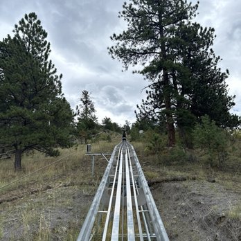 Mustang Mountain Coaster - Going up? Relax and take it in. You're about to have fun! - Amusement Parks Near Me - Estes Park, Colorado Mustang Mountain Coaster - Going up? Relax and take it in. You're about to have fun! - Amusement Parks Near Me - Estes Park, Colorado