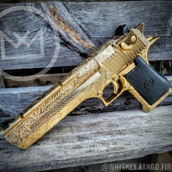 Whiskey Tango Firearms - Hand engraved and gold plated