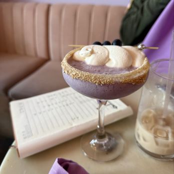 Cafe Italia - Blueberry Muffin Martini - Cafes Near Me - Providence, Rhode Island