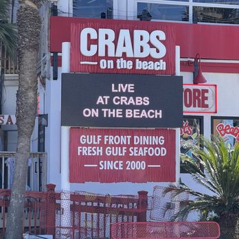 Crabs on the Beach - Can't miss the place. - Seafood Near Me - Gulf Breeze, Florida