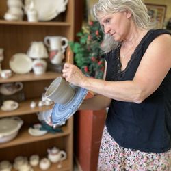 Lake Country Fine Arts School & Gallery - Carving into a mug