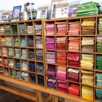 Modern Domestic - I love that they arranged these fabrics by color! - Fabric Stores Near Me - Portland, Oregon Modern Domestic - I love that they arranged these fabrics by color! - Fabric Stores Near Me - Portland, Oregon