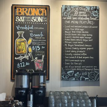 Cafe Bernardo  - Brunch sign - New American Near Me - Davis, California