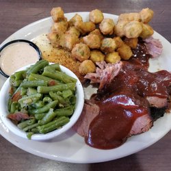 Wubba's BBQ Shack - Brisket with Green Beans and Okra