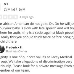 Facey Medical Group - Copper Hill - This comment also keeps getting taken down for some reason & im wondering why