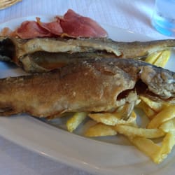Benidorm - Trout with a slice of ham. Not used to eating whole fish but glad I did. Very fresh and tasty