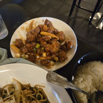 Panda Inn - Orange chicken l. Voted best my two 10 year olds. - Chinese Near Me - La Palma, California