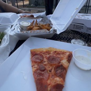 Just a Small Town Grill - Pep pizza, fried pickles, tnt kegs, side salad - Salad Near Me - Morongo Valley, California Just a Small Town Grill - Pep pizza, fried pickles, tnt kegs, side salad - Salad Near Me - Morongo Valley, California