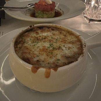 Ocean Prime - French Onion Soup! Do not get it! So salty! Arrived cold the cheese didn't even melt - Seafood Near Me - Beverly Hills, California Ocean Prime - French Onion Soup! Do not get it! So salty! Arrived cold the cheese didn't even melt - Seafood Near Me - Beverly Hills, California