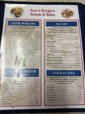 Menu photo 3 Jane's Diner Binghamton, NY