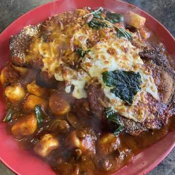 Mave's Kitchen - Gnocchi with eggplant parm and mushrooms. - Pizza Near Me - Tyngsboro, Massachusetts Mave's Kitchen - Gnocchi with eggplant parm and mushrooms. - Pizza Near Me - Tyngsboro, Massachusetts