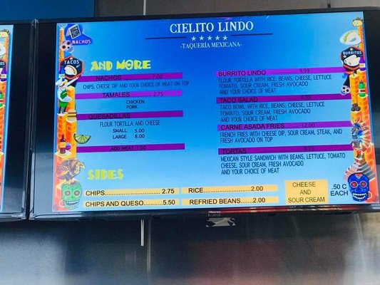 Menu photo 7 Cielito Lindo Taqueria Williamsville, NY