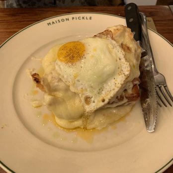 Maison Pickle - Croque Madam with chicken! - Cocktail Bars Near Me - New York, New York Maison Pickle - Croque Madam with chicken! - Cocktail Bars Near Me - New York, New York